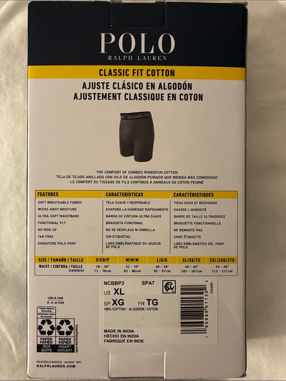 Polo Ralph Lauren Classic Fit Cotton Boxer Briefs
